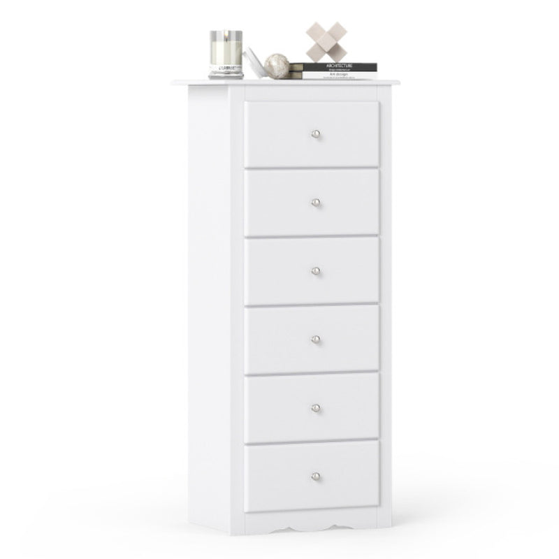 6 Drawers Chest Dresser Clothes Storage for Bedroom Furniture Cabinet