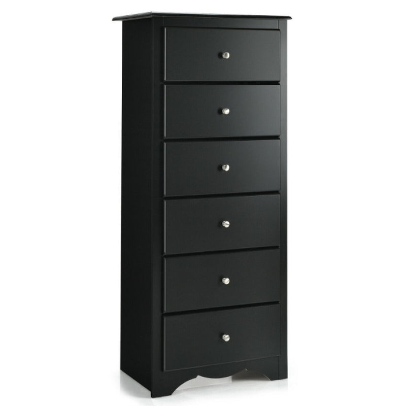 6 Drawers Chest Dresser Clothes Storage for Bedroom Furniture Cabinet
